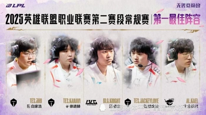 LPL最佳阵容公布！一阵辅助引争议？功臣竟是他