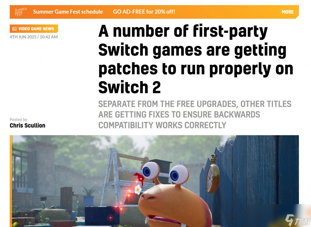 任天堂为Switch游戏发补丁，竟只为兼容Switch 2？
