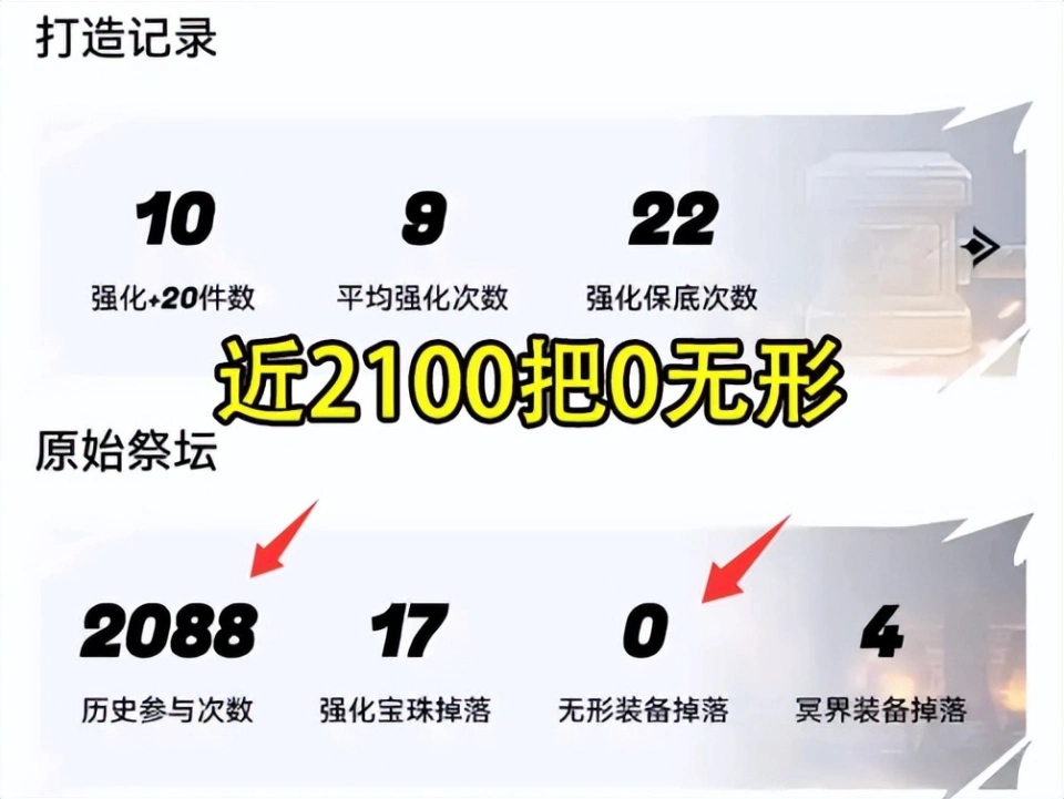 刷2088把都不出无形装备？非酋玩家该咋办