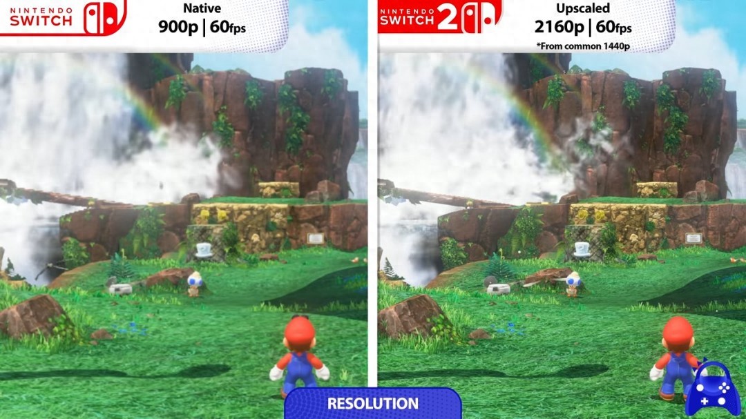超级马里奥：奥德赛在Switch2上画质大幅提升？参数对比惊人