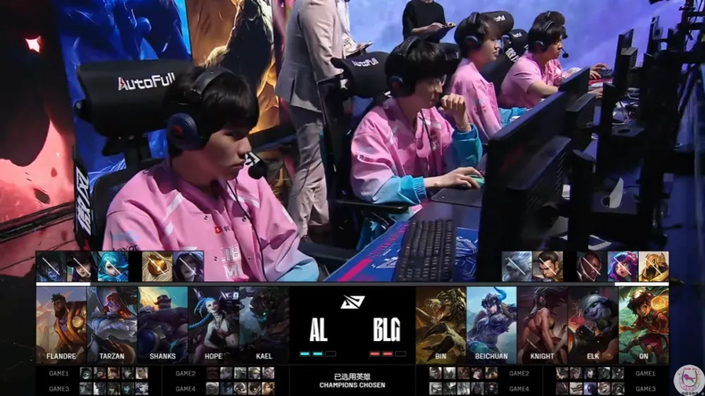 Shanks丝滑刀妹击败Bin拿选边权！AL赢下BLG晋级MSI_Shanks丝滑刀妹击败Bin拿选边权！AL赢下BLG晋级MSI_