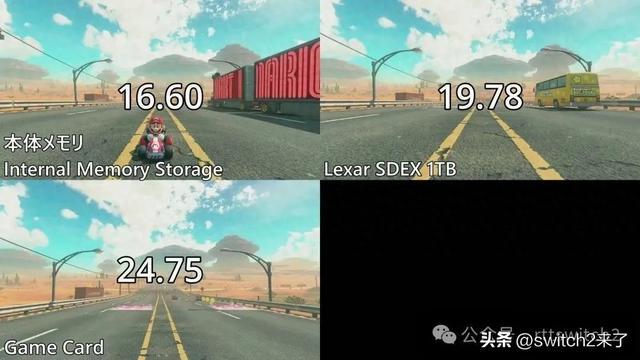 马里奥赛车：世界在Switch 2上加载速度大揭秘！差距为何如此惊人？