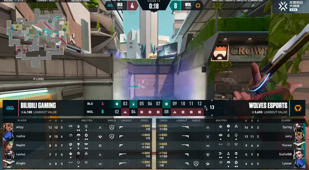 VCT：Spring神勇发挥高光不断，WOL2-0淘汰BLG晋级八强_VCT：Spring神勇发挥高光不断，WOL2-0淘汰BLG晋级八强_