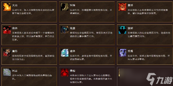 魔兽世界正式服大秘境词缀知多少？一图流攻略带你揭晓
