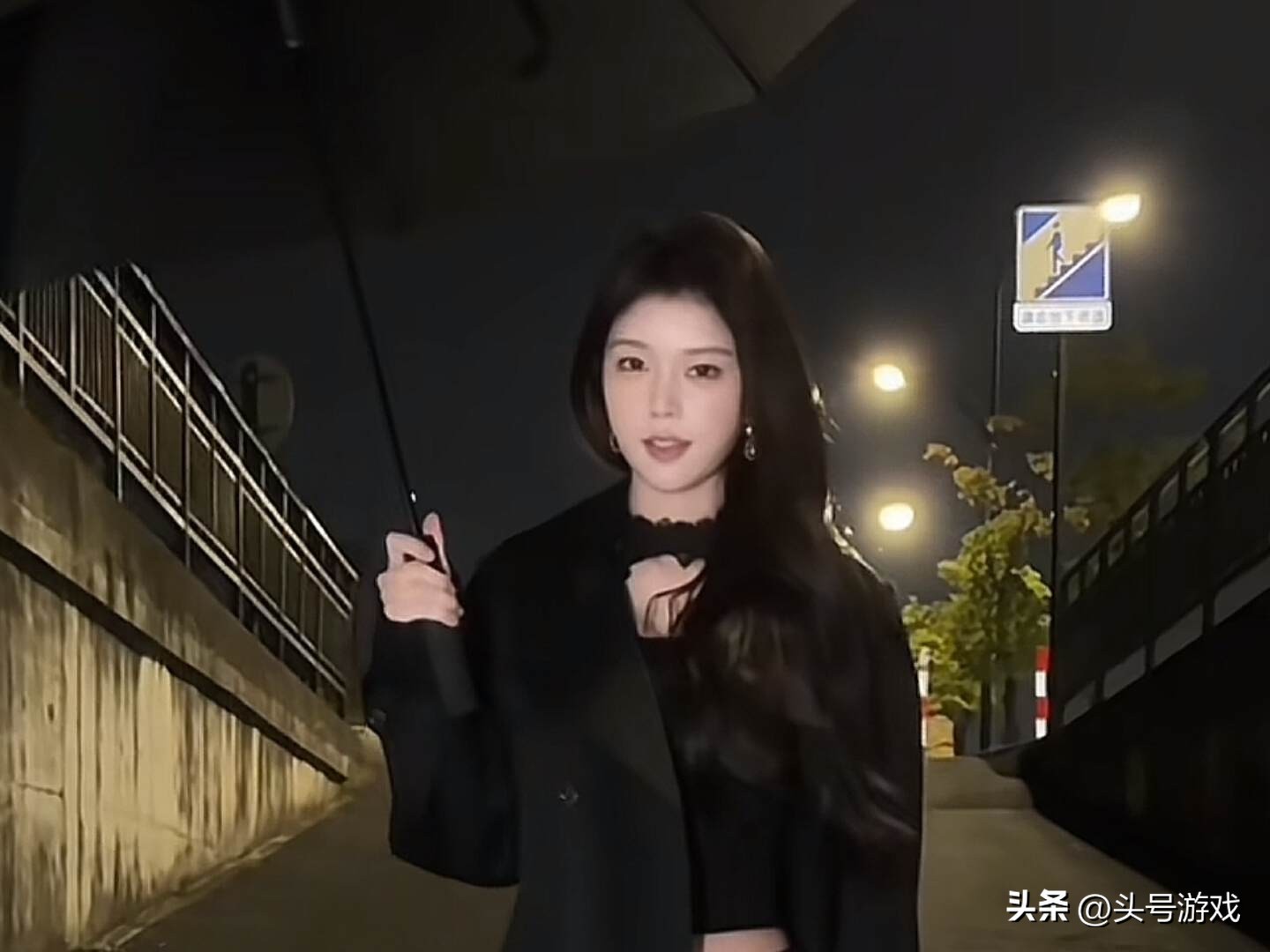 呆萌女孩照片__简单好画的萌萌女孩