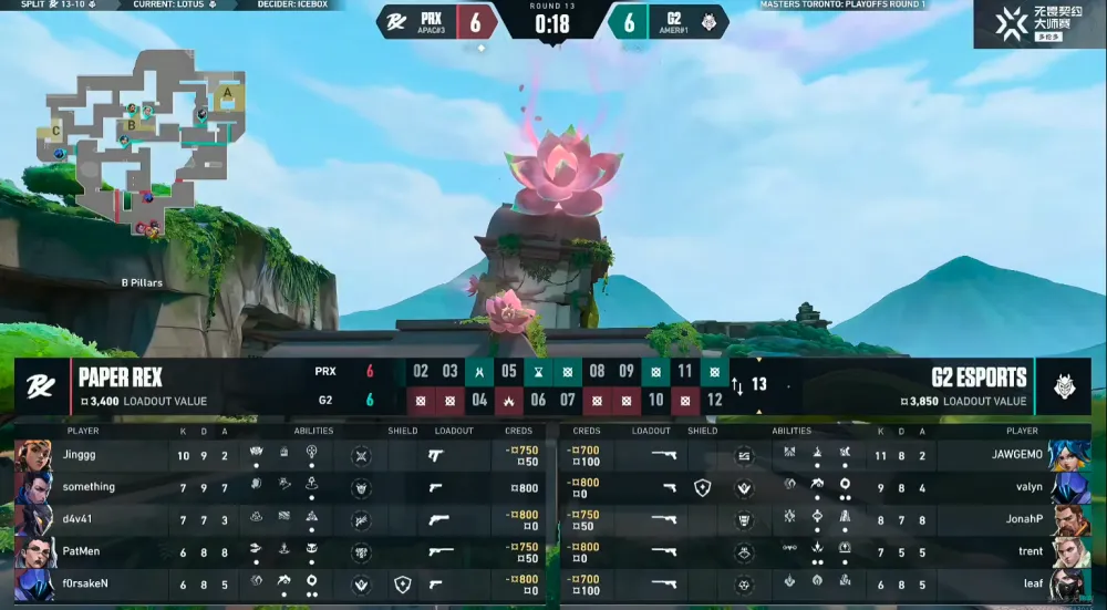 _VCT：PatMen精准出击神勇四杀，PRX 2-0击败G2_VCT：PatMen精准出击神勇四杀，PRX 2-0击败G2
