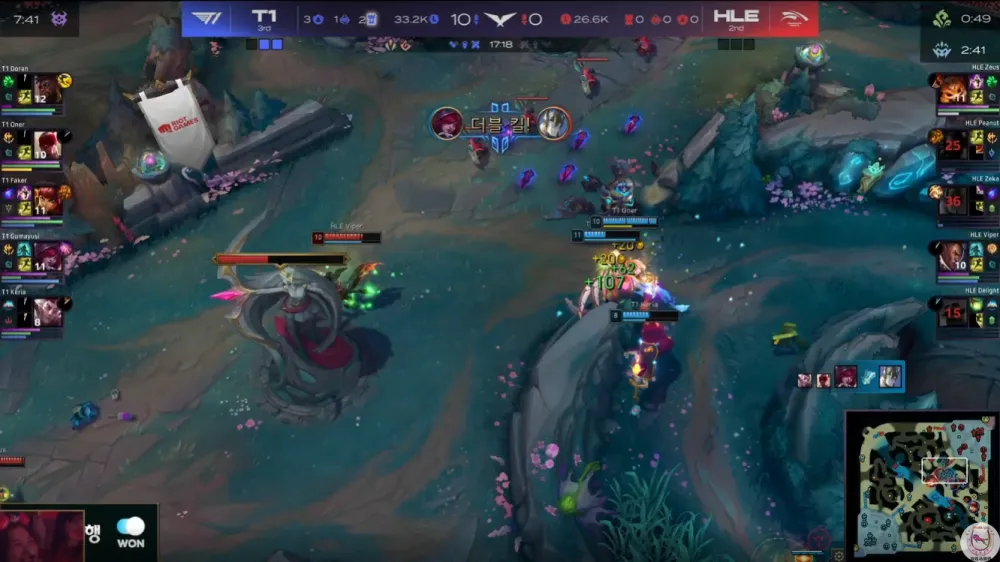 顶级流量来了！T1满血归来零封HLE晋级MSI__顶级流量来了！T1满血归来零封HLE晋级MSI