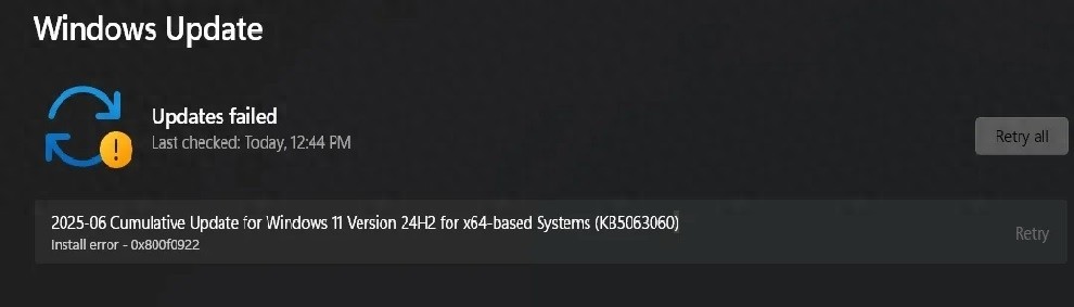 微软更新故障频发！KB5063060竟让问题更糟？玩家何去何从