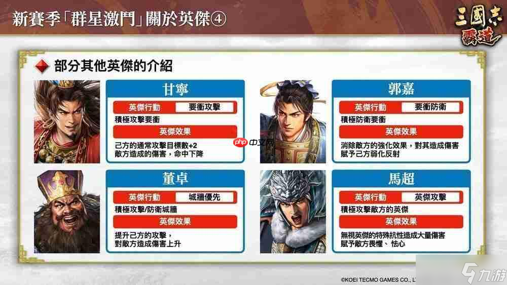 三国志群星荟萃_三国群星传兵种相克_