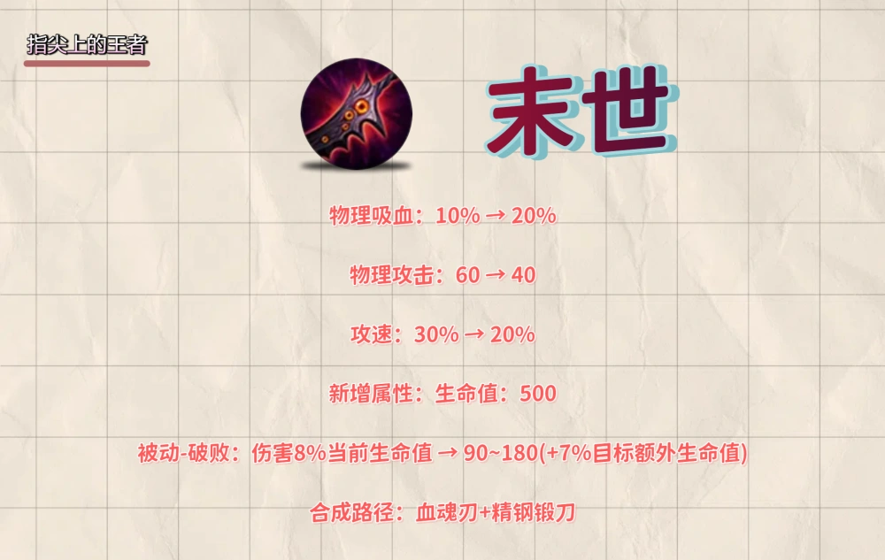 抢先服版本更新！这波物理装备改动，出装难题你搞清了吗？