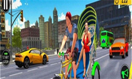 自行车人力车驾驶